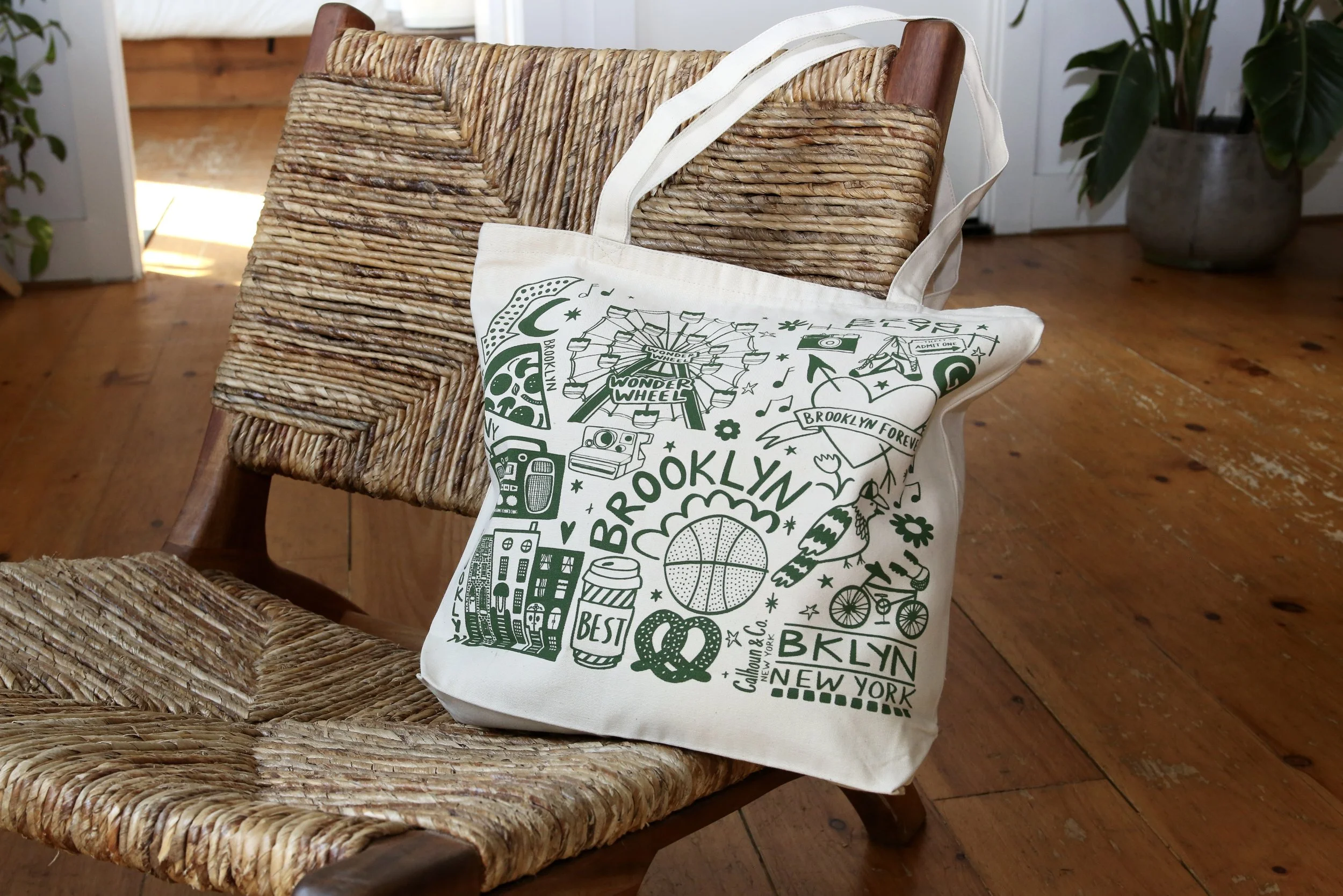 BROOKLYN - CANVAS TOTE BAG — Calhoun & Co.